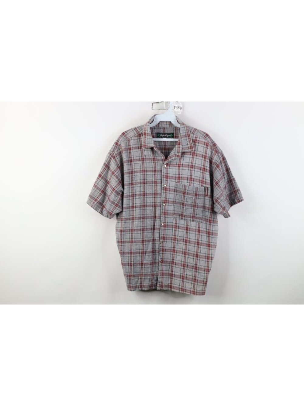 Vintage 90s Troy Lee Designs Mens Medium Flannel Racing Snap Button Shirt USA